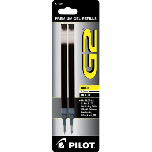 Pilot  Gel Refills, Bold, 2/PK, Black