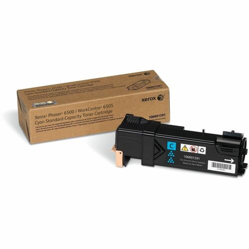 Xerox  Phaser/Toner Cartridge, 1000 Page Yield, Cyan