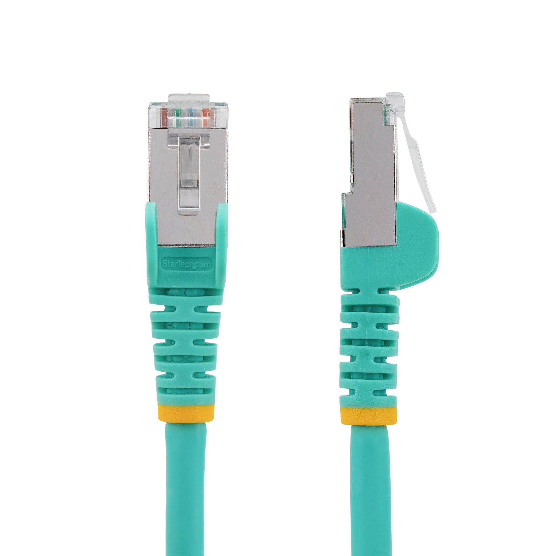 StarTech.com NLAQ-35F-CAT6A-PATCH networking cable Aqua color 421.3" (10.7 m) S/FTP (S-STP)