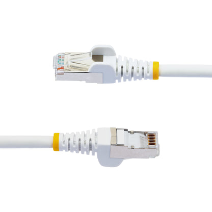 StarTech.com NLWH-25F-CAT6A-PATCH networking cable White 299.2" (7.6 m) S/FTP (S-STP)