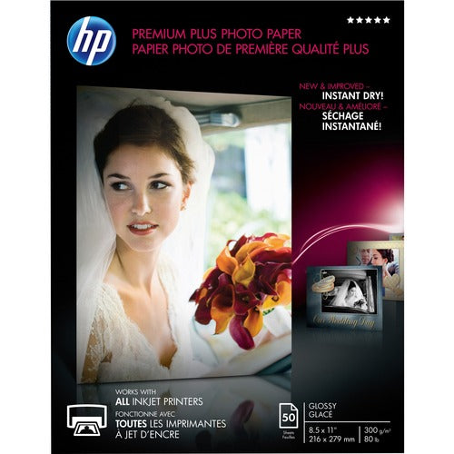 Hewlett-Packard  HP Photo Paper, 8-1/2"x11", 50 Shts/PK, Glossy/WE-HEWCR664A