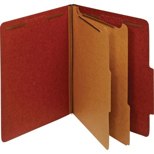 Pendaflex  Classification Folders,25pt,2-1/2 Exp,2-Div,Ltr,10/BX,RD
