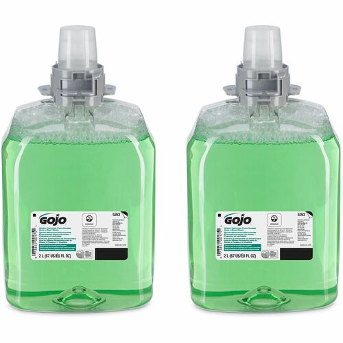 Gojo  Foaming Hand/Body Wash Refill,Cucumber Melon,2000mL,2/CT-GOJ526302