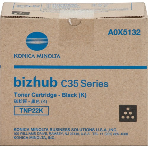 Konica Minolta  Toner Cartridge, f/C35/C35P, 5200 Page Yield, BK