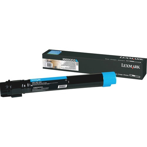 Lexmark  Hi-Yield Toner Cartridge, 22000 Page Yield, Cyan