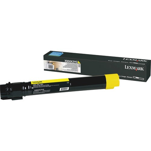 Lexmark  Hi-Yield Toner Cartridge, 22000 Page Yield, Yellow
