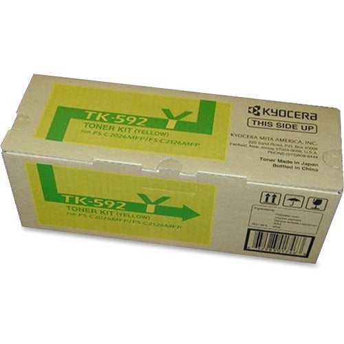 Kyocera  Toner Cartridge, f/FS-2026MFP, 5000 Page Yield, Yellow