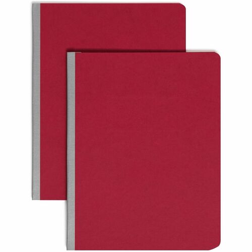 Smead  Report Cover, Pressboard, 3" Cap, 9-7/8"x12-3/8", Bright Red