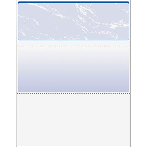 Docugard  Security Business Checks, 500/RM, Marble Top/Blue