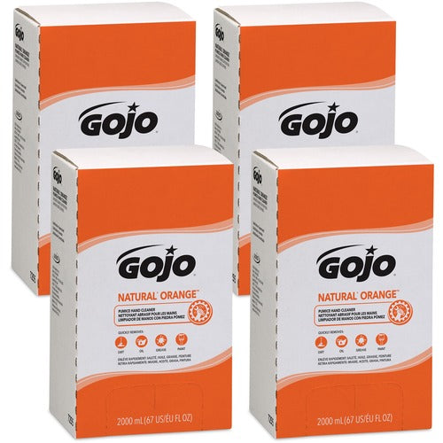 Gojo  Pumice Hand Cleaner, Refill, Citrus Scent, 2000mL, 4/CT, GY-GOJ725504