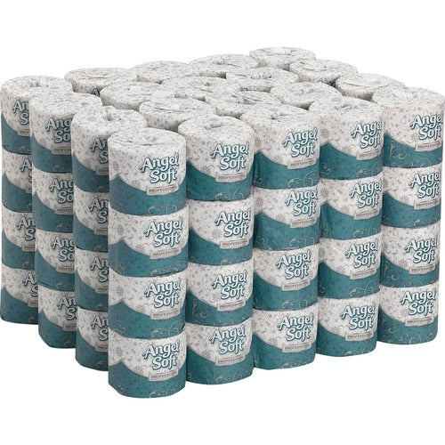 Georgia-Pacific  Bath Tissue, 450 Sheets/Roll, 80 Rolls/CT, 4"x4-1/2", White-GPC16880
