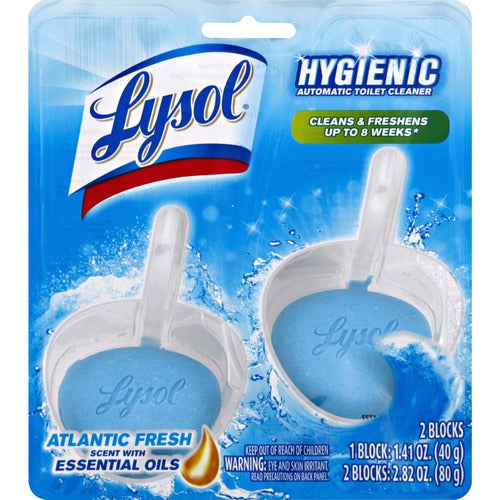 Reckitt Benckiser  Toilet Bowl Cleaner,Clip-on,Atlantic Fresh,1.41oz,2/PK,BE