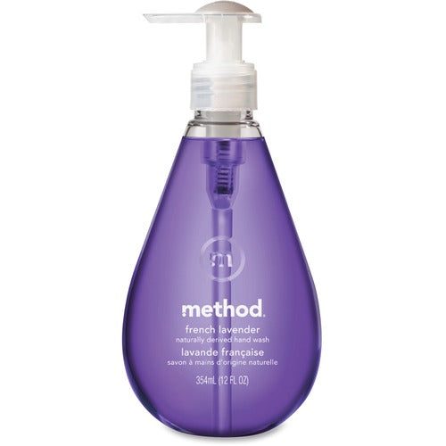 Method Products  Handwash, Gel, French Lavender, 12oz Pump Bottle, PE