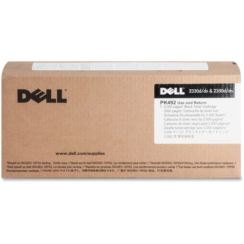 Dell Computer  Toner Cartridge, f/2330/2350, 2000 Page Yield, BK-DLLPK492