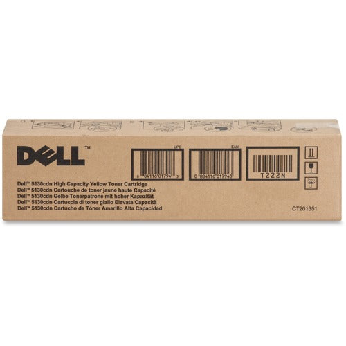 Dell Computer  Toner Cartridge, f/5130CDN, 12000 Page Yield, Yellow-DLLT222N