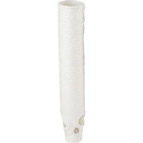 Dixie Foods  Hot Cups, Polylined, 12oz, 50/PK, Pathways/White-DXE2342PATH