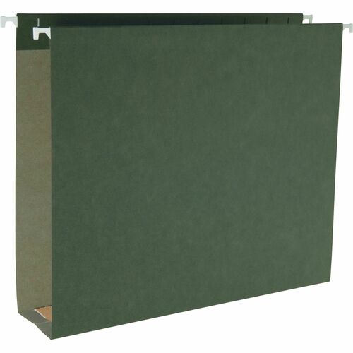 Business Source  Hanging File Folders, Ltr, 1/5 Tab, 2" Exp, 25/BX, SDGN