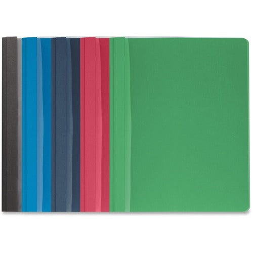 Business Source  Report Cover, Clear Front, Ltr, 1/2"/100 Sht Cap, 25/BX, AST
