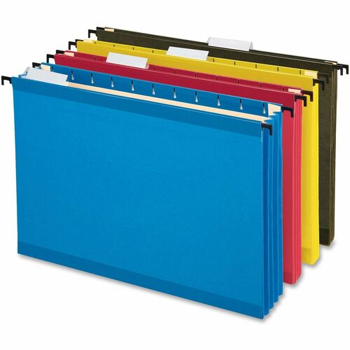 Pendaflex  Hanging Pockets, Lgl, 3-1/2" Cap, 4/PK, Assorted