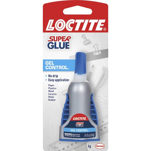 Loctite  Super Glue, Gel Control, No-Drip, .14 oz., Clear