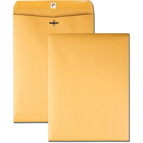 Business Source  Clasp Envelopes, Heavy-Duty, 9"x12", 100/BX, KFT