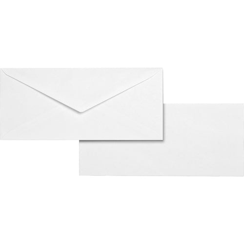 Business Source  Business Envelopes, No.10, 24lb., Gummed, 500/BX, WE Wove