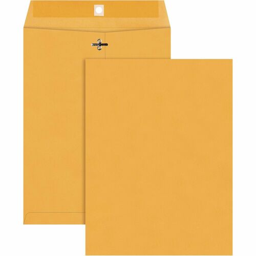 Quality Park  Clasp Envelopes, Hi-Bulk, 9"x12", 100/BX, Kraft