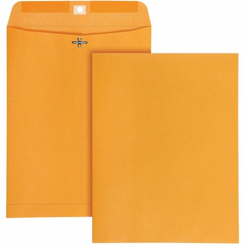 Quality Park  Clasp Envelopes, Hi-Bulk, 10"x13", 100/BX, Kraft