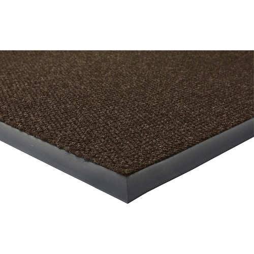 Genuine Joe  Wiper/Scraper Indoor Floor Mat, 3'x5', Chocolate-GJO02403