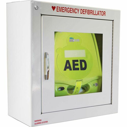 Zoll Medical Corp  Alarmed AED Wall Cabinet, f/ AED Plus Kit