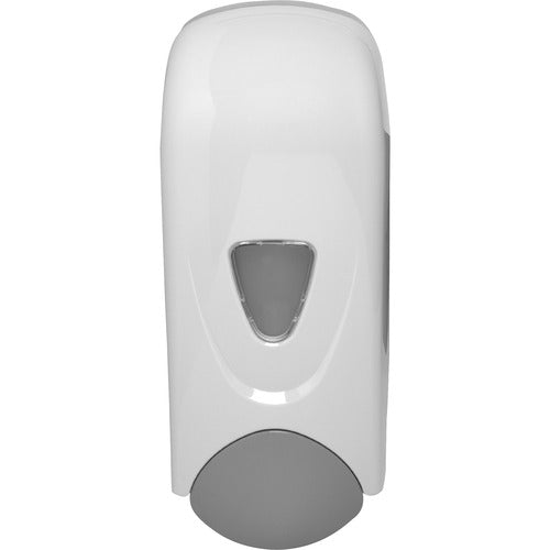Genuine Joe  Dispenser, Foam Soap, Plastic, 1000ml, White/Gray-GJO08950