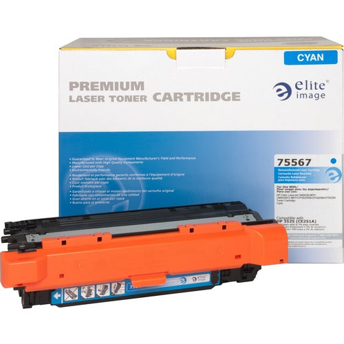 Elite Image  Toner Cartridge,Remanuf. HP CE251A, 7000 Yield, Cyan-ELI75567