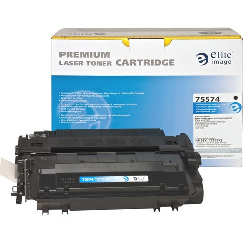 Elite Image  Toner Cartridge, 12500 Page Yield, Black-ELI75574