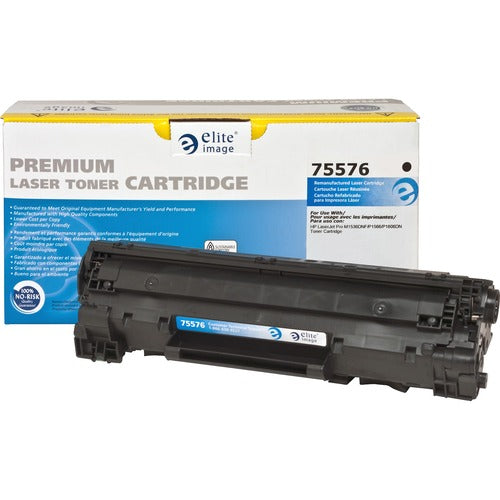 Elite Image  Toner Cartridge, 2100 Page Yield, Black-ELI75576
