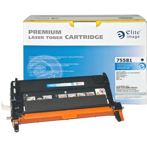 Elite Image  Toner Cartridge, 8000 Page Yield, Black-ELI75581
