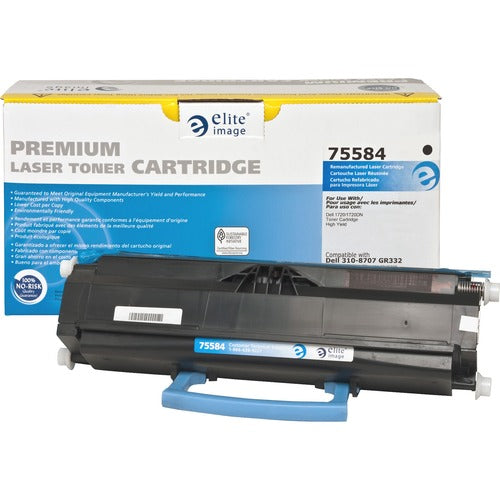 Elite Image  Toner Cartridge, 6000 Page Yield, Black-ELI75584