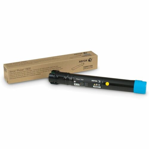 Xerox  Phaser Toner Cartridge, 17200 Page Yield, Cyan