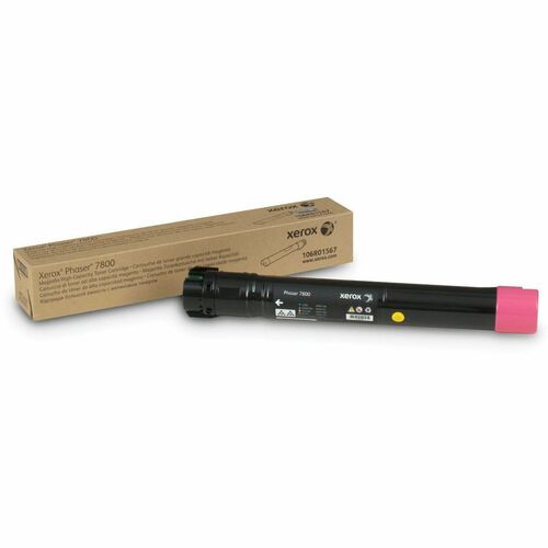 Xerox  Phaser Toner Cartridge, 17200 Page Yield, Magenta