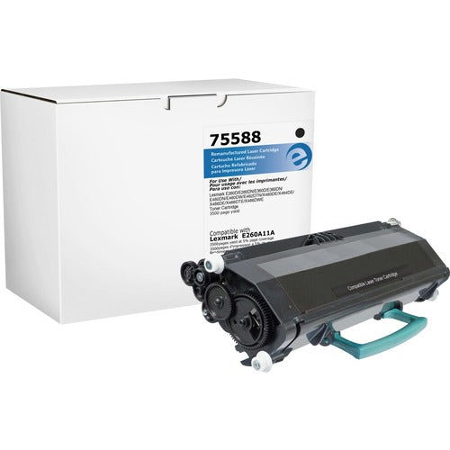Elite Image  Toner Cartridge, 3500 Page Yield, Black-ELI75588