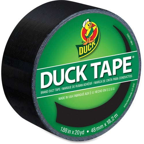 Duck Brand  Duck Tape, 1.88"x20 Yards, Black-DUC1265013RL