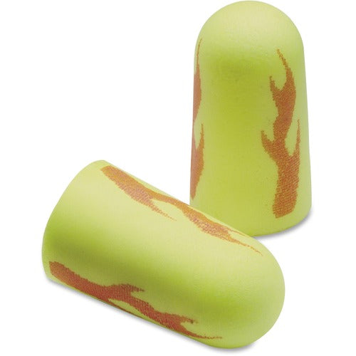 3M  Blasts Earplugs, Uncorded, 200/BX, Red Flame/Neon Yellow