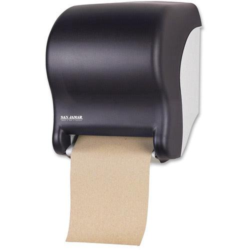 San Jamar  Towel Dispenser, Touchless, 11-3/4"Wx9-1/8"Dx14-7/16"H, BK