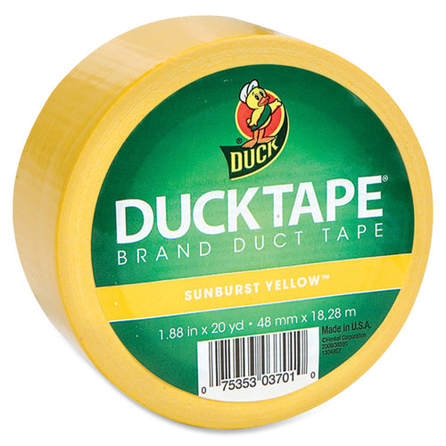 Duck Brand  Duck Tape, 1.88"x20 Yards, Yellow-DUC1304966RL