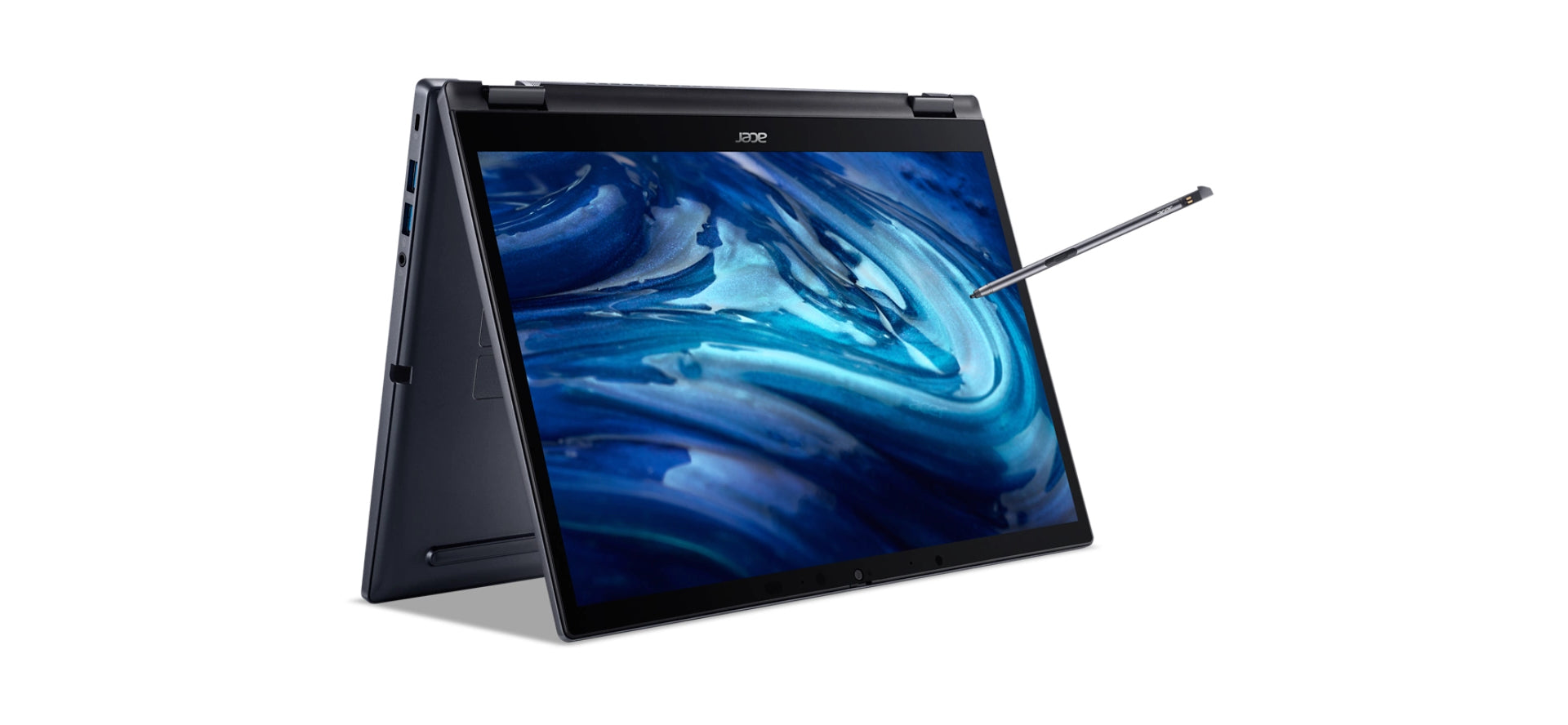 Acer TravelMate TMP414RN-52-58HG Intel® Core™ i5 i5-1240P Hybrid (2-in-1) 14" Touchscreen WUXGA 16 GB DDR4-SDRAM 512 GB SSD Wi-Fi 6E (802.11ax) Windows 10 Pro Blue