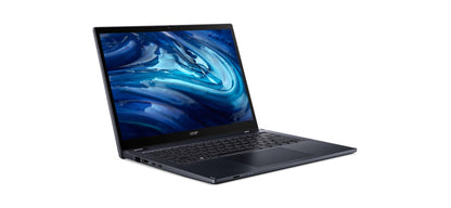 Acer TravelMate TMP414RN-52-58HG Intel® Core™ i5 i5-1240P Hybrid (2-in-1) 14" Touchscreen WUXGA 16 GB DDR4-SDRAM 512 GB SSD Wi-Fi 6E (802.11ax) Windows 10 Pro Blue