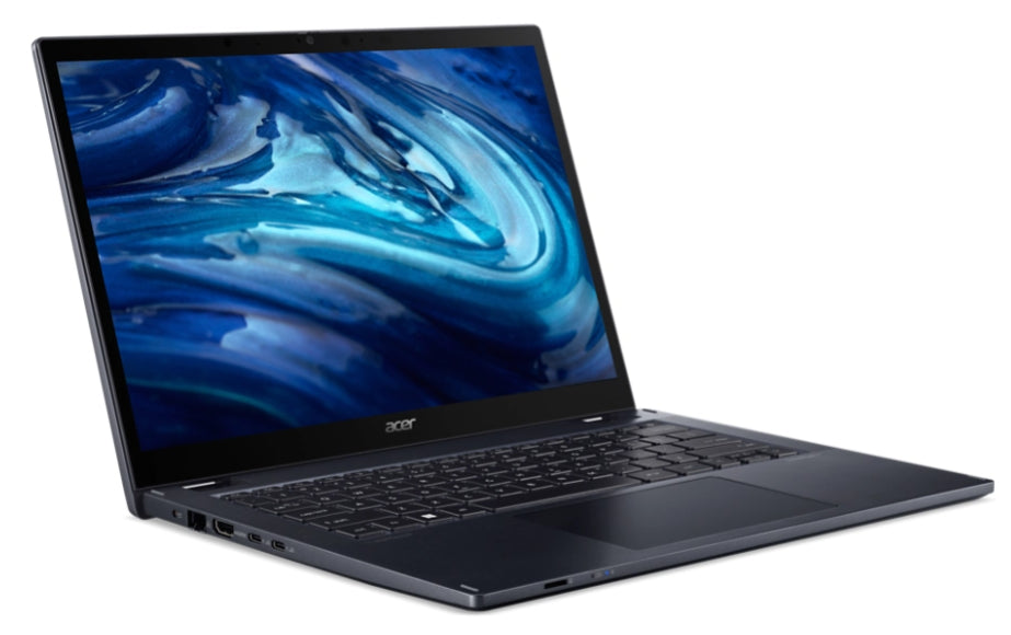 Acer TravelMate TMP414RN-41-R6EK AMD Ryzen™ 5 PRO 6650U Hybrid (2-in-1) 14" Touchscreen WUXGA 16 GB DDR5-SDRAM 512 GB SSD Wi-Fi 6 (802.11ax) Windows 11 Pro Blue