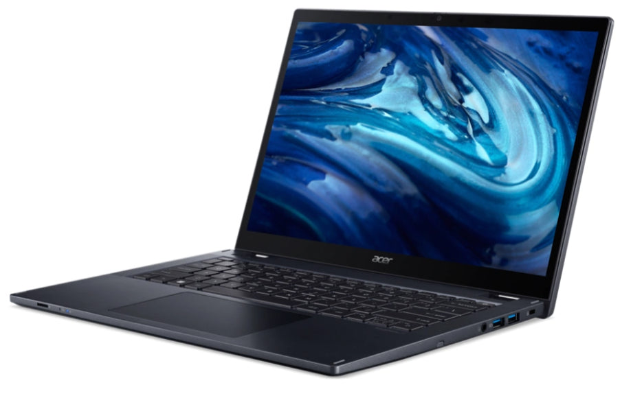 Acer TravelMate TMP414RN-41-R6EK AMD Ryzen™ 5 PRO 6650U Hybrid (2-in-1) 14" Touchscreen WUXGA 16 GB DDR5-SDRAM 512 GB SSD Wi-Fi 6 (802.11ax) Windows 11 Pro Blue