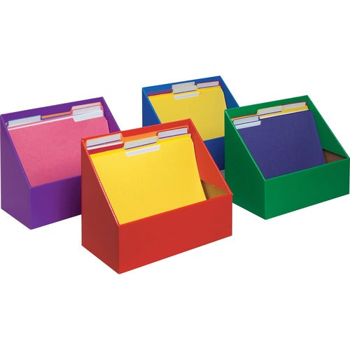 Pacon  Folder Holder Assortment, 9-5/8"x11-3/4"x5-3/4", 4/ST, AST