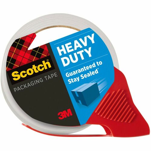 3M  Packing Tape w/Disp, Hvy-Dty, 1.88"x54.6Yds, Clear