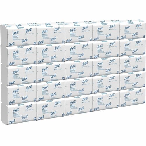 Kimberly-Clark Professional  Folded Paper Towels, 8-1/10"x12-2/5", 175 Sht/PK, 25/CT, WE